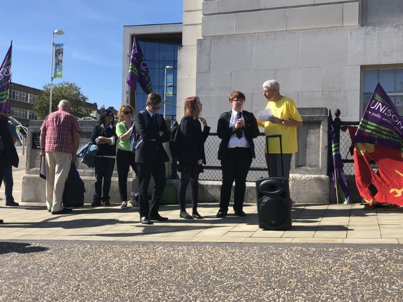 Other image for Town joins in global climate change demo